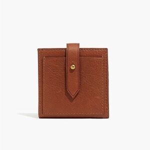 Madewell Brown English Saddle Leather Bifold Wallet